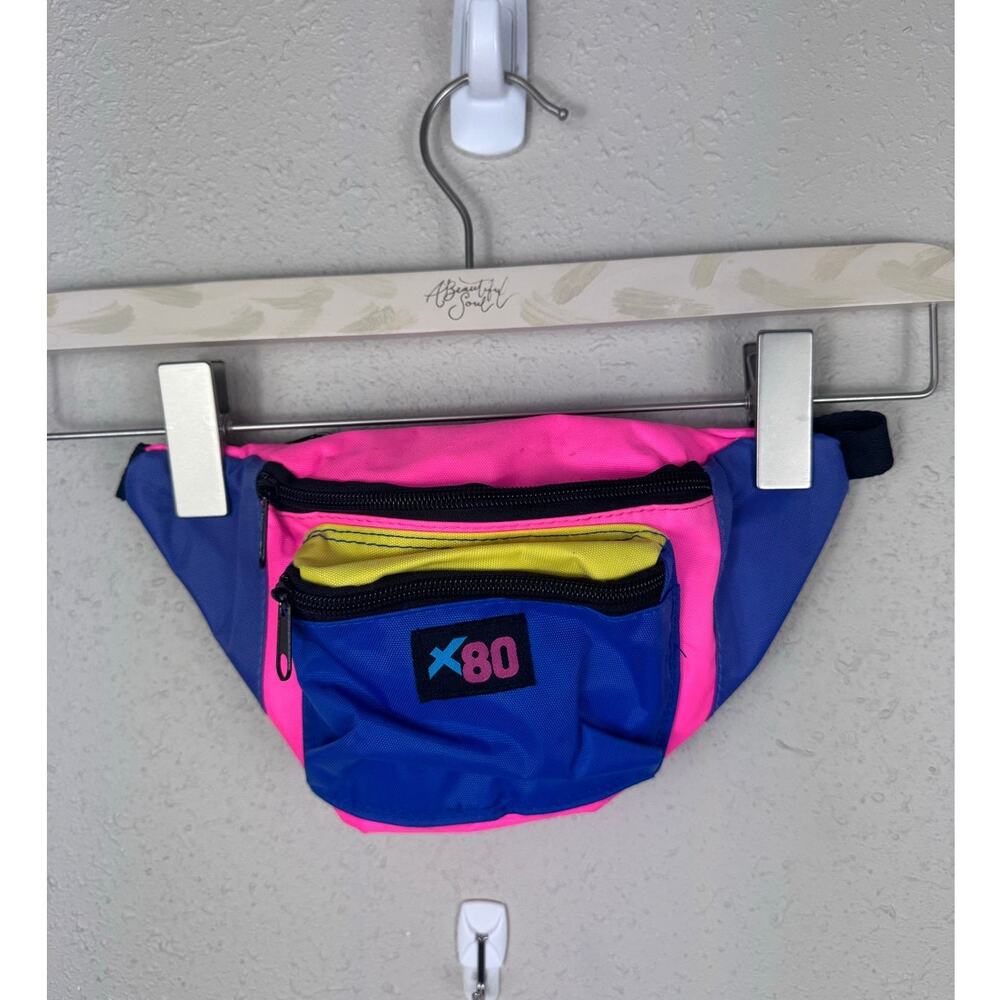 X80 Vintage Neon Fanny Pack